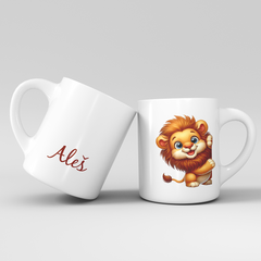 Skodelica Levček – personalizirana s poljubnim imenom