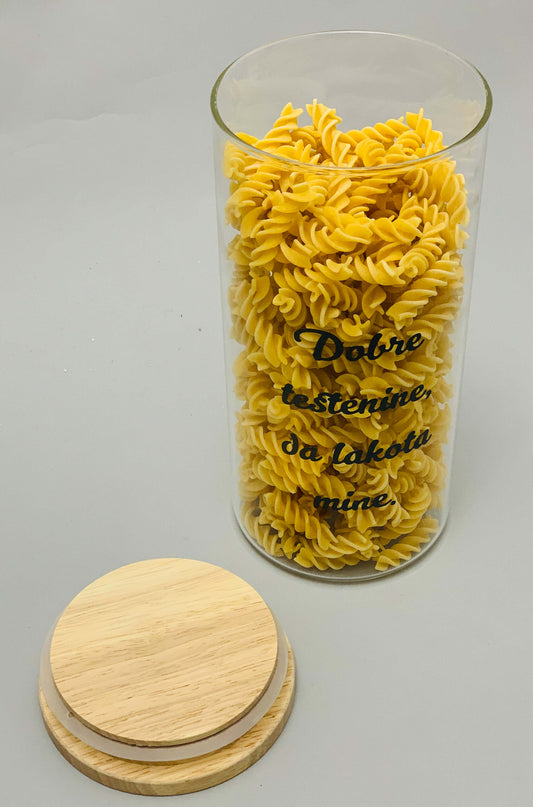 Steklena posoda za hrambo živil