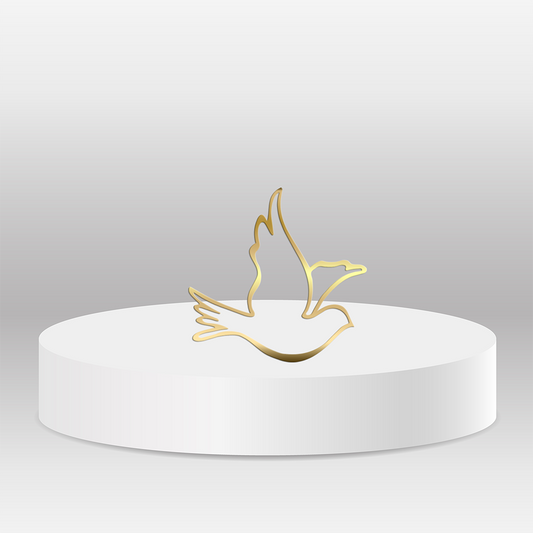 Cake topper – Sveta Birma golobček