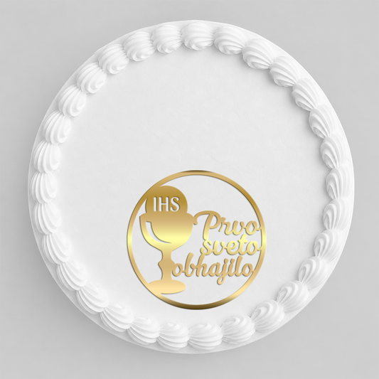 Cake topper – Prvo Sveto obhajilo