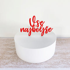 Cake topper – Vse najboljše